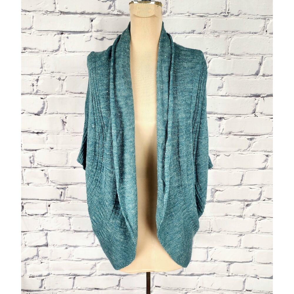 Eileen Fisher Cardigan Womens S Wool Linen Silk Lightweight corpcore office